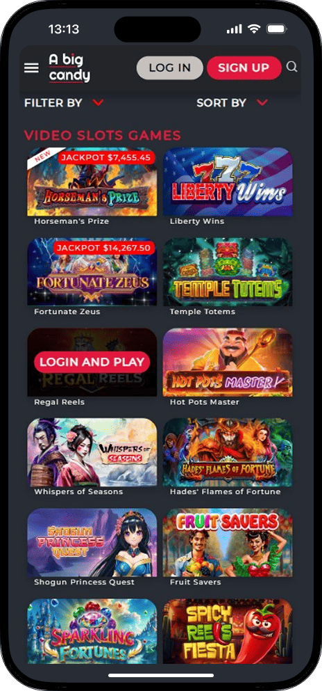 A big candy casino slots